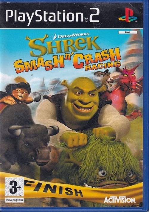 Shrek Smash n' Crash Racing - PS2 (B Grade) (Used) (Eng)